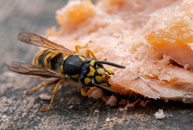 do yellow wasps nest survive winter 